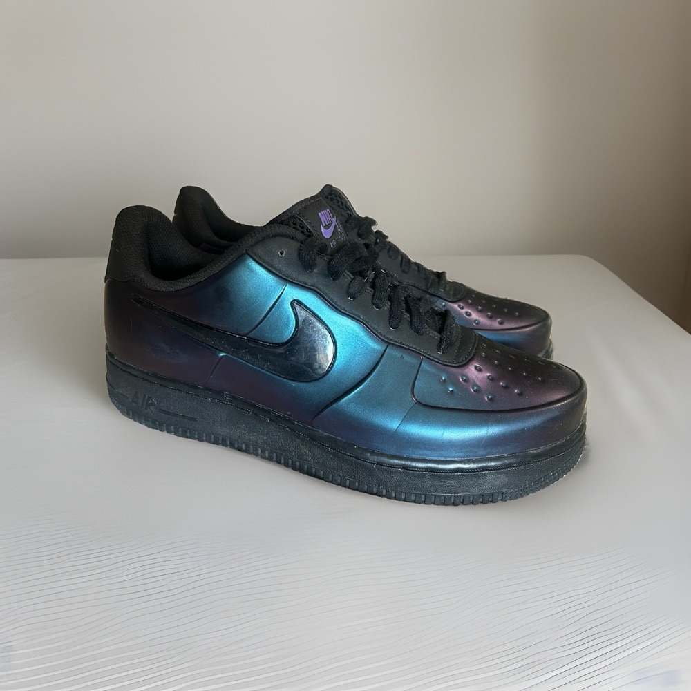 Nike Air Force 1 Foamposite Pro Cup sneakers in iridescent "Court Purple"